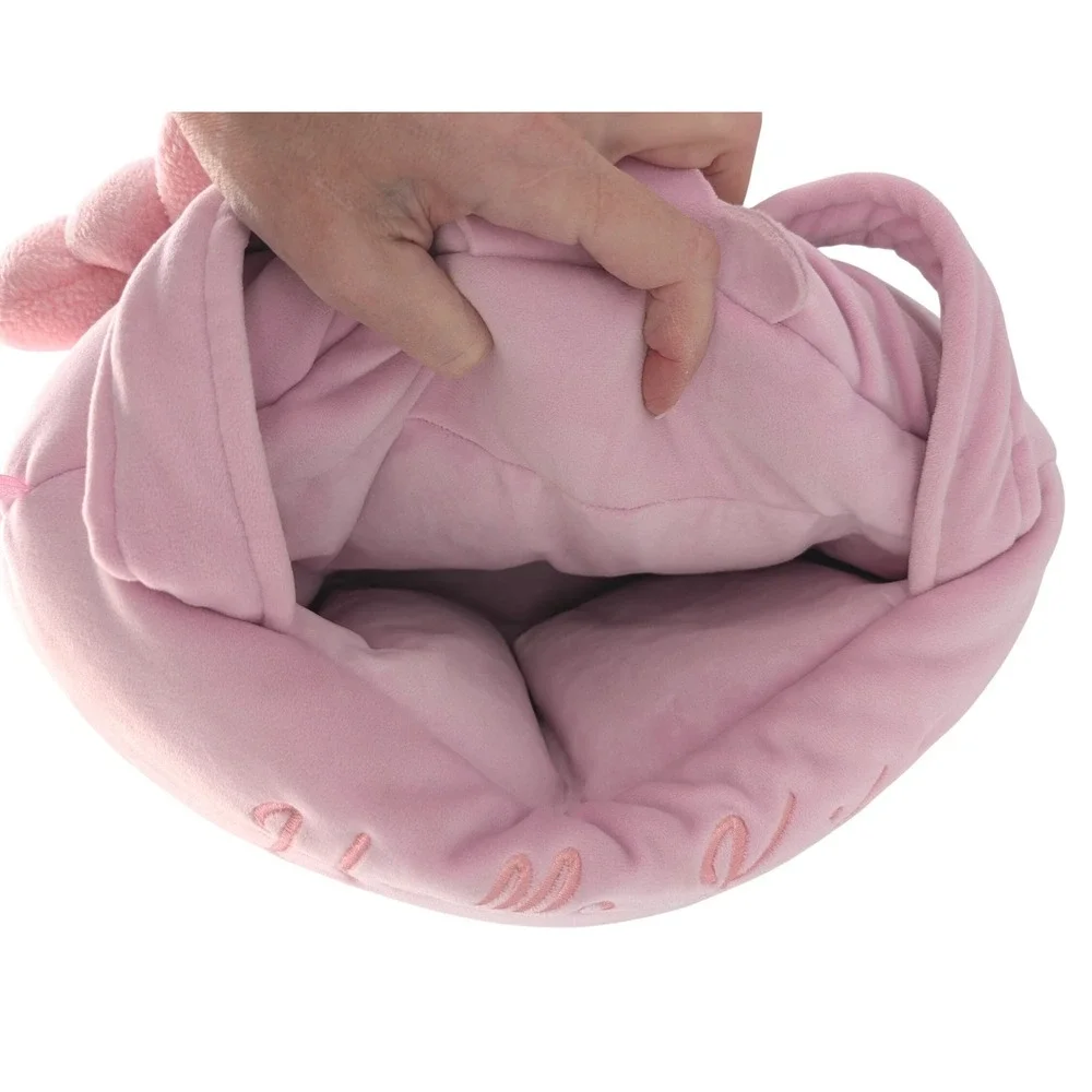 Sanrio Hello Kitty Spring Plush Pail Kids Pink Easter Basket Chick Costume‎